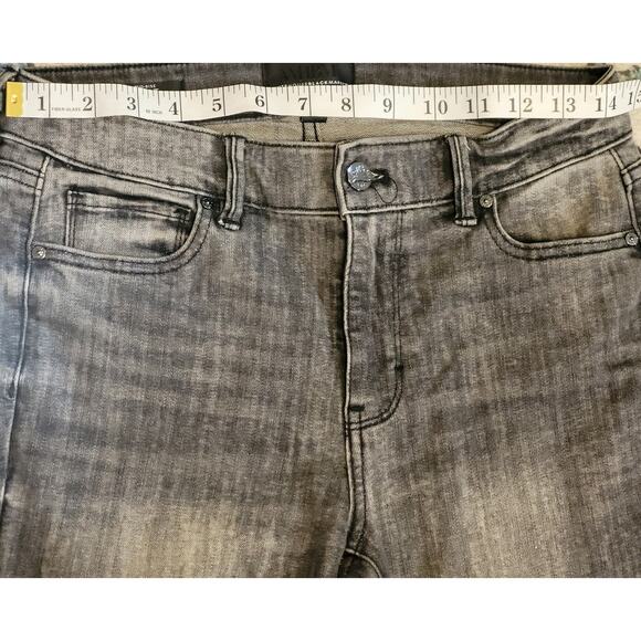 White House Black Market Womens Mid-Rise Boot Jeans in Faded Grey Sz 4 28Wx31.5 - Picture 3 of 7